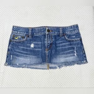 Hollister Denim Mini Skirt